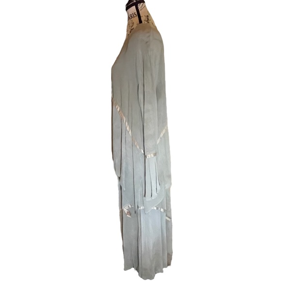 Rare Find❣️ SA2 Vintage 3pc Dress/Slip with Skirt & Top Plus Size 2X Sage Green - Picture 5 of 16